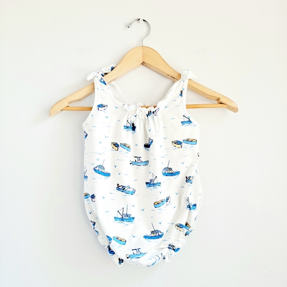 🧡SOLD🧡Sweethoney Little Lounger Travel With Me Bubble Romper - Picture 2 of 8